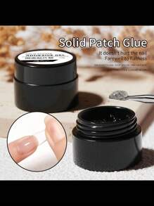 LYTTOA 10g Solid Adhesive Glue For Nail Art Stickers, Gel Nail Stickers With Long Lasting & Strong Adhesion, Non-Sticky, Removable, Nail-Friendly - Multicolor - View 1