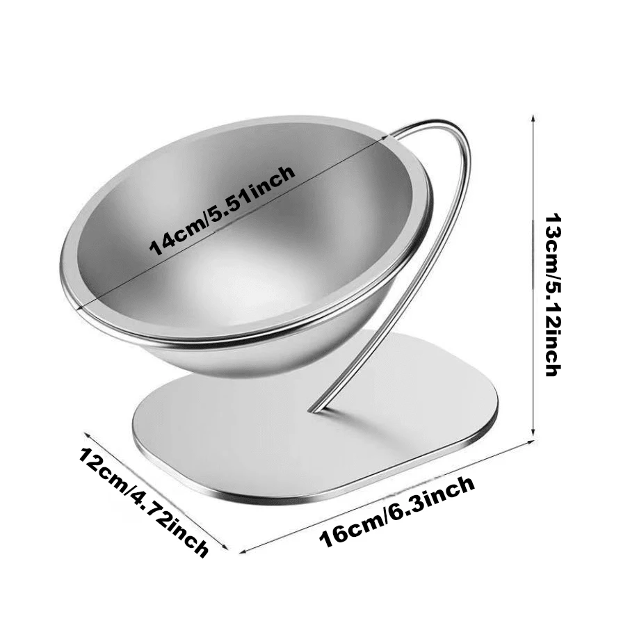 Lot De 4 Bols Double Paroi Inox 13 Cm - Isothermes Anti-Chaud, Capacité 13 Oz, Idéal Soupe & Céréales