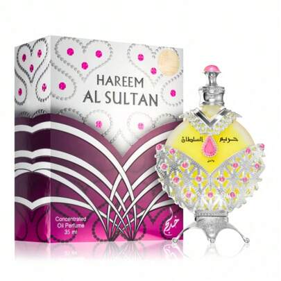 Fragrance World Hareem Al Sultan Gold 35ML - Hareem Al Sultan Silver 35ML - Hareem Al Sultan Blue 35ML (Concentrated Alcohol Free Perfume Oil For Women)