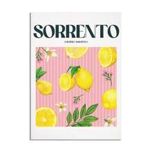 1 pieza Pintura de lienzo La Dolce Vita y Vintage Spritz Positano Italia sin marco para decoración de habitación de invitados y como regalo