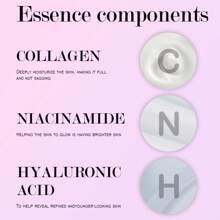 XIOIMY 30ml胶原蛋白精华，收缩毛孔控油，告别干燥、暗沉、松弛肌肤，轻松补水，让肌肤丰盈亮丽，富含胶原蛋白和烟酰胺 - 無色 - 查看 3