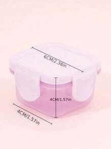 1 件迷你食品储存盒、迷你透明容器、带盖密封盒、透明食品储存盒、厨房午餐盒冰箱密封容器、矩形塑料密封储存盒小食品容器塑料密封盒、多功能调味品盒、厨房用品学校用品、圣诞礼物