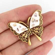 1 件时尚复古昆虫蝴蝶合金胸针适合女性日常佩戴 - 胸針 - 查看 8