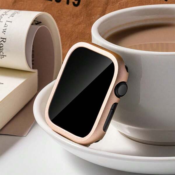 Aluminium Alloy Case Compatible With Apple Watch Series 10 42mm 46mm,Series 9 8 7 41mm 45mm,Series 6 5 4 SE 40mm 44mm,Series Ultra 49mm Metal Frame Cover,Anti-Fall Scratches Shockproof Bumper Shell Case Compatible With Apple Watch Accessories
