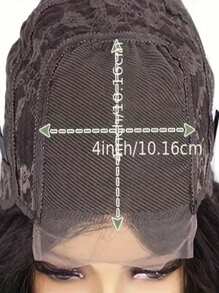 180% 密度 4x4 波浪蕾丝前假发 真人发丝 预拔透明前部无胶假发 真人发丝 含婴儿发 自然发际线 女士假发 万圣节服装 - SNatural - 查看 10