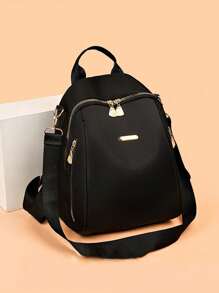 Stylish All-Match Backpack - Perfect For School! Women Casual Shoulder Bag, Ladies Travel Backpack, Student School Bag, Shoulder Bag - Multicolor - View 2