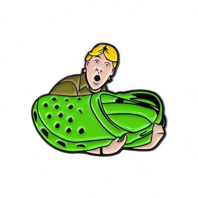 1pc Funny Shoes Shaped Enamel Brooch Pin - Lovely Lapel Pin Badge For Backpack And Clothes School Kpop Bag Teacher Supplies Bag Charms0 Office Accessories Shirts Jacket Jewelry Halloween Autumn-Winter Accessories, Suitable For Teens, Youth, Men, Casual, Outdoor, Athletic, Vacation, Graduation Gifts, Birthday, Daily Wear Clothes Pin Cute Teacher Gifts Halloween Accessories Teachers Day Costume Accessories Christmas Men Gifts Bag Pins