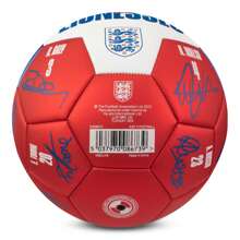 England Football England Lionesses Champions Signature Football - Red and White - View 4