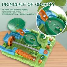 1set Jungle Adventure Interactive Track Board Game - Educational Puzzle Toy For Youngsters, PP Material, No Battery Required, Ideal For Halloween And Christmas Gifts, Educational Toy|Jungle Theme Toy|Engaging Game Design, Jungle Toys - Multicolor - View 3