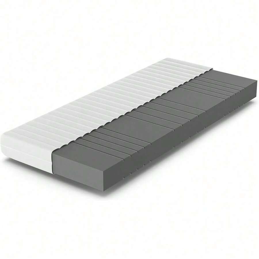 Betten-ABC - OrthoMatra (KSP-500) - 140x200 cm (H2) - 7-Zonen Matratze aus Kaltschaum - Hypoallergen & Antibakteriell - Oeko-TEX® Zertifiziert - Bezug abnehmbar & waschbar - Lieferung per Paket - Weiß - Übersicht 1