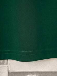 男式洛杉矶图案印花休闲短袖 T 恤和裤子套装 - 綠色 - 查看 5