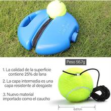 Tennis Trainer, Tennis Base With A Rope, Self-Study Tennis Rebound Player With Baseboard Trainer, Tennis Training Aid Tool - Blue - View 6