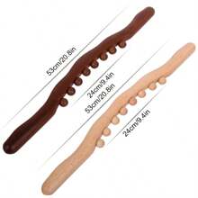 Rolling Pin Universal Back Needle Massage Tendons Beech Wood Scraping Stick Point Treatment Guasha Relax Therapy Tool - GSB01 - View 5
