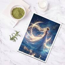 1 Set Diamond Painting Kit, Full Drill Diamond Art Kit - Diamond Dot Painting DIY, Full Drill Art And Craft, Suitable For Home Wall Decor, Gift - Diamond Art Set