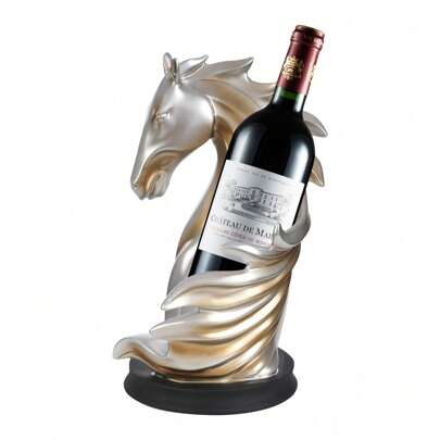 Horse Statue Wine Rack, Wine Bottle Holder, Wine Storage Display Rack