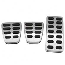 Cubierta/Placa de pedal de acero inoxidable para Accent Solaris I20 2011-2016 Creta Ix25 para Kia K2 Rio Soul MT AT Estilo de automóvil