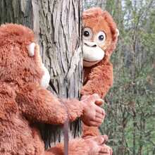 Realistic Gorilla Plush Pillow & Wall Decor - Perfect For Christmas, Anniversaries & Holidays - 彩色 - 查看 3