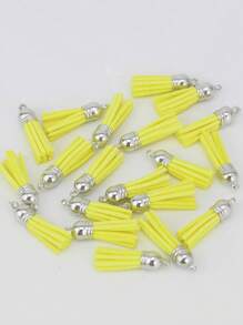 (20pcs/Pack) 4cm Retro British Style Tassels Keychain, Brooch, Clothing Decor, Bag Charm, Handmade DIY