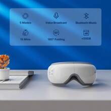 RENPHO Valentines Day Gifts Eyeris 1 Eye Massager With Heat, Birthday Gifts For Women, Eye Care For Mom/Dad, Sleep Eye Mask - 綠色 - 查看 7