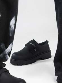 أحذية أكسفورد الكلاسيكية السوداء الكاجوال للرجال، عصرية، قابلة للتنفس، خفيفة الوزن، متعددة الاستخدامات، مناسبة لجميع المواسم