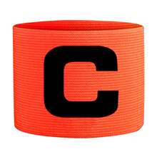 1 pieza Brazalete ajustable y elástico de capitán con la letra "C", disponible en varios colores, para combinar con juegos y entrenamientos de deportes de equipo a fin de identificar claramente la posición del capitán del equipo y facilitar las actividades