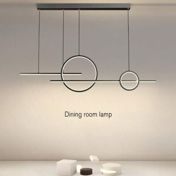 Luces colgantes LED minimalistas, lámparas colgantes modernas con decoración de lujo para el hogar, accesorios de iluminación de simplicidad, lámparas colgantes para iluminación de interiores, luz cálida de 2700-3500K/luz fría de 5500-6000K, lámparas colgantes de aluminio con LED para sala de estar, dormitorio, comedor, restaurante, oficina moderna, bar, araña para interiores