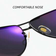 新款男士经典时尚眼镜奢华时尚眼镜时尚舒适复古蛙镜。男士时尚眼镜 - 灰色 - 查看 11