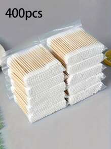 1200/600pcs High-Quality Double-Headed Cleaning Swabs, Premium Beauty Tools, Multipurpose Beauty And Cleaning Swabs For Salons, Cosmetics, Household, Ear And Nose Cleaning, Make-Up And Personal Care