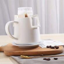 50-Pack Portable Drip Coffee Filter Bags - Disposable Easy Strain Coffee Paper Filters With Reusable Holder For Fresh Brewed Coffee - Premium Quality Guaranteed - White - View 6