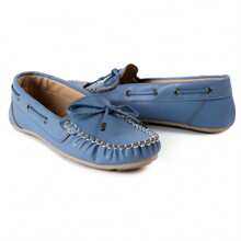 Greco Designs Women's Ballerinas Moccasins Elegant Comfortable Flat Shoes - 藍色 - 查看 5