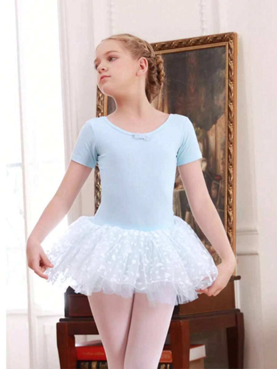 Kids' Dancewear Skirts Butterfly Sleeveless Chinlon Girls' Performance