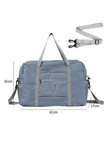 Fashionable Travel Handbag, Large Capacity Foldable Shoulder Bag, Backpack, School/Study Supplies Bag - Multicolor - View 12