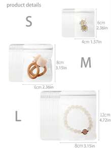10 piezas Bolsas de joyería antiox, bolsas de cremallera de joyería transparentes, organizador de joyería pequeño, bolsas de almacenamiento para anillos y aretes, bolsas con cierre autosellante para empacar joyas, bolsas con cierre hermético portátiles a prueba de agua, bolsas para maquillaje, organizador de maquillaje, almacenamiento de maquillaje