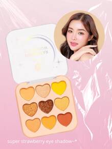 Eyeshadow Palette 9 Shades Matte, Satin, Glitter High Pigmentation