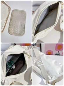 卡哇伊日式 Itabag 女学生胸包 Y2K 女士洛丽塔可爱斜挎包女孩透明 Itabag 钱包和手提包腰包 Ita 包单肩包