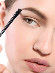 MAANGE Set de 7 piezas de brochas de maquillaje para ojos, con ángulos finos y ultra delgados, planos y angulados, para herramienta de belleza profesional, brochas delineadoras para aplicación de maquillaje con precisión