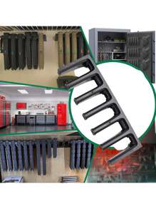 PMAG Rack Wall Mount, Wall Mount Display Mag Storage, Home Magazine Storage Rack, Mag Rack For Gun Safe, Locker, Cabinet, Wall - Black - View 2