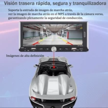 Autoestéreo Pantalla Táctil 1 Din 6.9 Pulgada Carplay Y Cámara - Negro - Ver 6
