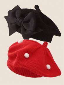 1pc/2pcs Baby Beret Hat,Painter's Hat For Newborn Baby 1-3 Years Old,Baby Girl Clothes,Baby Autumn And Spring Hair Accessories Toddler Hair Accessories Little Girl Fall Outfits,Suitable For Both Home And Outing,Baby Gifts