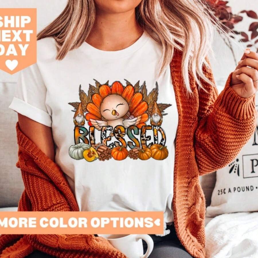 Thanksgiving Shirt,  Shirt, Fall Lover Shirt, Family Thanksgiving Shirt, Thanksgiving Sweatshirt, Fall Turkey Shirt, Cute Fall Shirt