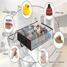 Grande boîte de rangement pour chapeaux et casquettes, pouvant contenir jusqu'à 40 casquettes de baseball, bonnets, chapeaux de soleil et casquettes snapback. Convient pour le placard, sous le lit, la chambre à coucher. Fabriquée en tissu non tissé, gris, noir. Cadeau créatif, idéal pour une baby shower, anniversaires, mariages, fêtes. Cadeau parfait pour les collègues, amis et famille, rentrée des classes