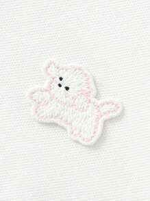 Balabala 女孩短袖Polo衫，Sweet Summer Baby Tee，2025新品上市 - 本白 - 查看 7