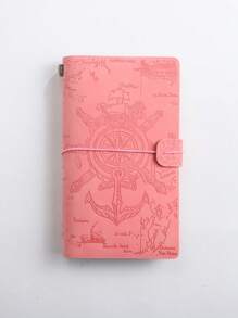 1 Cuaderno de viaje de piel suave de estilo pirata tamaño A6 de hojas sueltas vintage, adecuado para registro de notas en diversas ocasiones, útiles escolares, vuelta al colegio
