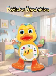 Dancing Duck Toy Musical Duckling Dancing Walking Moving With Light And Sound - Amarillo - Ver 1