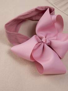 2pcs/Set Exaggerated Bow Headband & Circular Eyeglasses Frame Decor Fashion Sweet Cute Kids Hair Accessories