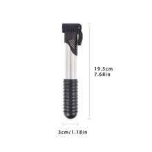 1 szt. Przenośna składana metalowa pompka powietrza do roweru/roweru górskiego/roweru szosowego/roweru składanego/hulajnogi
