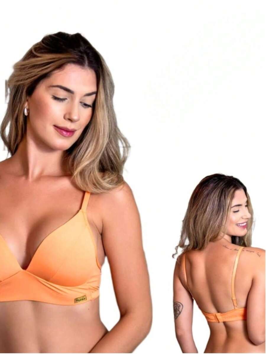 Women Bras & Bralettes - 藕粉色 - 查看 1