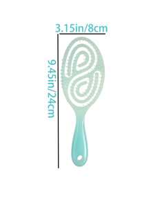 每个人都喜欢这款梳子，它具有可爱精致的镂空设计。它是完美的情人节礼物。它配有头皮按摩功能，可用于干发和湿发。它能有效梳理头发，使头发顺滑无结。其紧凑的尺寸确保了便携性，让您轻松随身携带。 - 彩色 - 查看 33