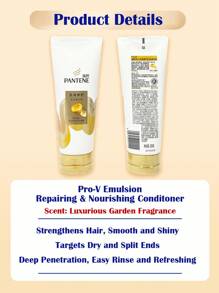 Pantene Pro-V 滋养护发素 - 1 瓶，200 克/7.05 盎司，深层滋养，修护干枯分叉，易冲洗，清爽不油腻，持久留香，10 倍渗透力，令秀发柔软顺滑，减少毛躁，提升光泽，适合所有发质，尤其适合干枯受损发质，日常护理 - 乳液修護護髮素 - 查看 3