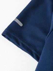 4 piezas Camisetas de manga corta deportivas y casuales para hombres, camisetas de cuello redondo, camisetas transpirables y de secado rápido para correr y hacer ejercicio